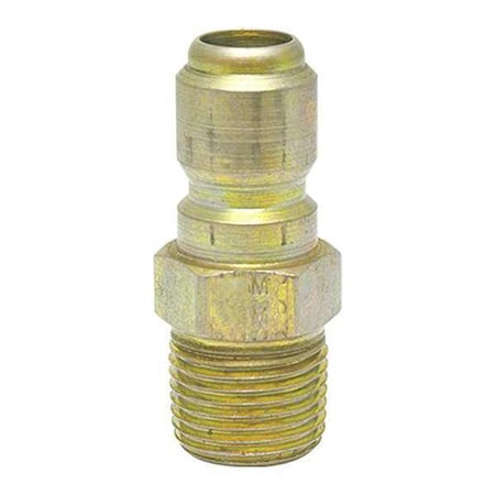 Foster Brass Plug, Straight Thru 3/4"MPT 75MPB