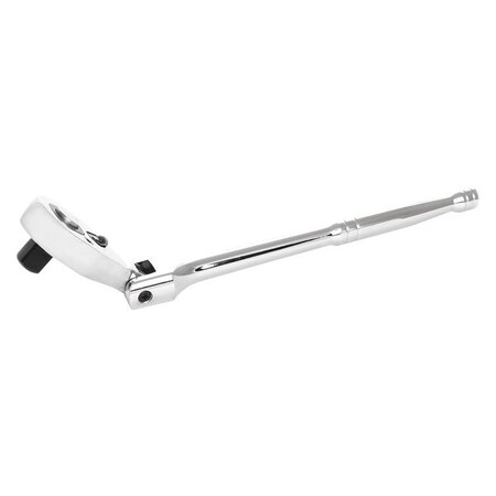 Performance Tool 1/2" Drive Teardrop Teardrop Flex Head Ratchet, 1/2", 11-1/2" L, Nickel Chrome W32102