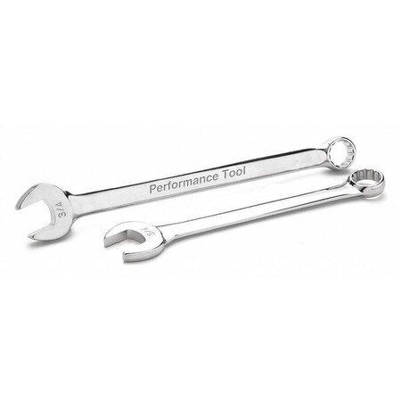 Performance Tool Full Polish Extended Combo Wrench, 3/4" W30324