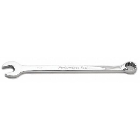 Performance Tool Full Polish Extended Combo Wrench, 7/8" W30328