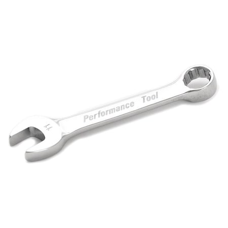 Performance Tool Full Polish Stubby Combo Wrench, 11mm W30611