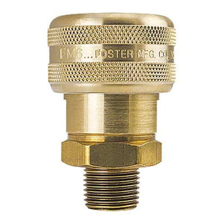 Foster Auto Socket, 3/4" MPT, Brass FM6506