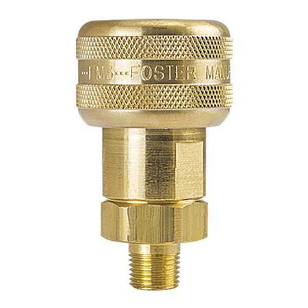 Foster Auto Socket, 3/8" MPT, Brass FM3303