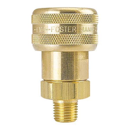 Foster Auto Socket, 3/8" MPT, Brass FM4304