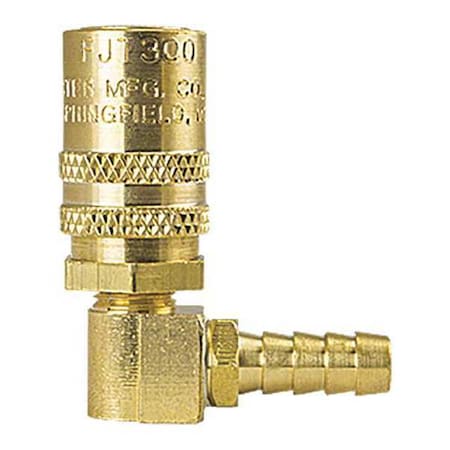 Foster Hose Stem, 90deg 3/8"x3/8" FS316