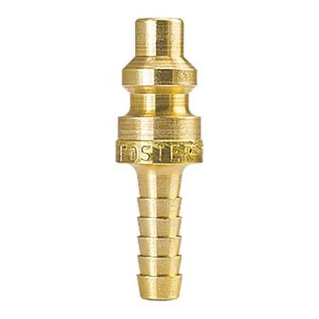Foster Hose Stem, Brass 1/4" Plug, 1/4" ID O-16
