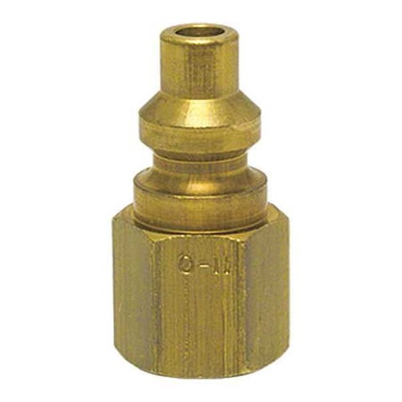 Foster Plug, Brass 1/4" 1/4"FPT O-11
