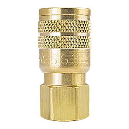 Foster Sleeve Guard Socket, 1/4" FPT, Brass SG3003