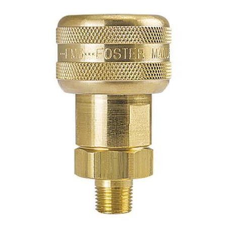 Foster Auto Socket, Sleeve Lock, Brass 3/8"MPT SL3303