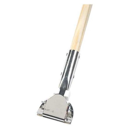 Unisan 60" Snap On Mop and Broom Handles, 1 in Dia, Natural, Wood 1490