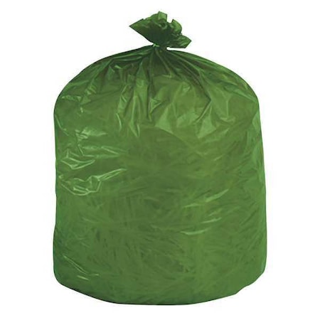 Stout 13 gal Trash Bags, 24 in x 30 in, Heavy-Duty, 0.85 mil, Green E2430E85