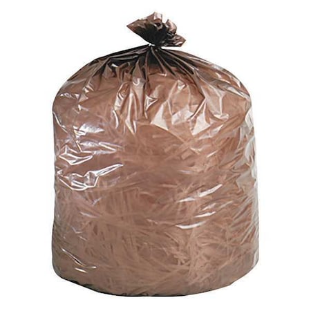Stout 39 gal Trash Bags, 33 in x 44 in, Extra Heavy-Duty, 1.1 mil, Brown G3344B11