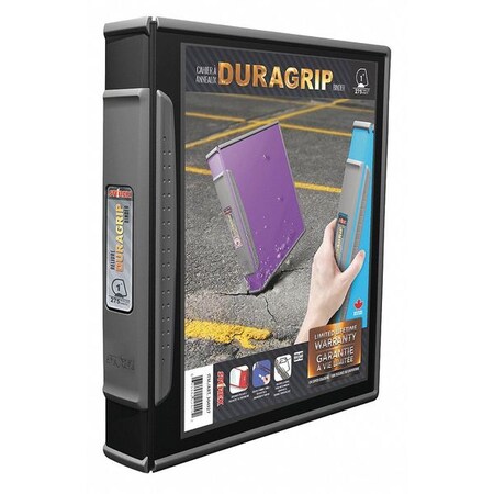 Storex 1" DuraGrip Binders, Black 31580B06C