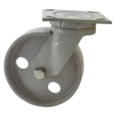 Fairbanks Casters, Semi Steel, Swivel, 6" N22-6-IRB