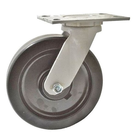 Fairbanks Casters, Wide Swivel, Phenolic, 8" W26-8-MC