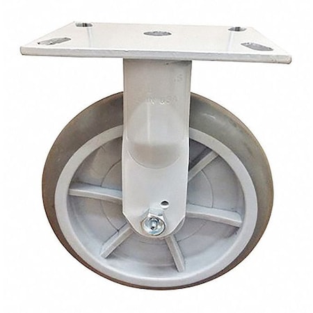 Fairbanks Caster, Rigid, Thermoplastic Rubber, 5" W36-5-TPR