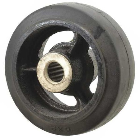 Fairbanks Rubber Mold-On Wheel, 5"x2" 525-RC