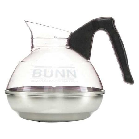 Bunn Easy Pour Decanter, Black Handle, 64 oz. 6100