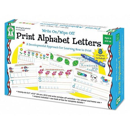 Carson Dellosa Print Alphabet Letters, Activity Set 846035