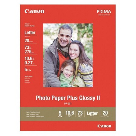 Canon Paper, Pp-201, 8-1/2x11, PK20 2311B001