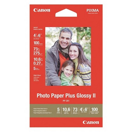 Canon Paper, Pp201, 4x6, White, PK100 2311B023