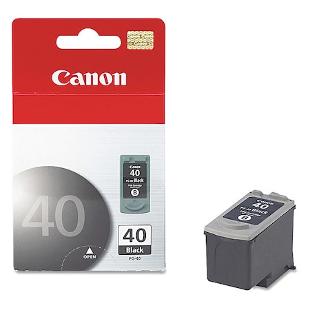 Canon Ink Cartridge, Pg-40, Black 0615B002