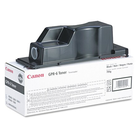 Canon Toner Cartridge, 6, 15K Yield, Black 6647A003AA