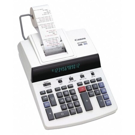 Canon Calculator, Cp1200Dii, White 9932B001