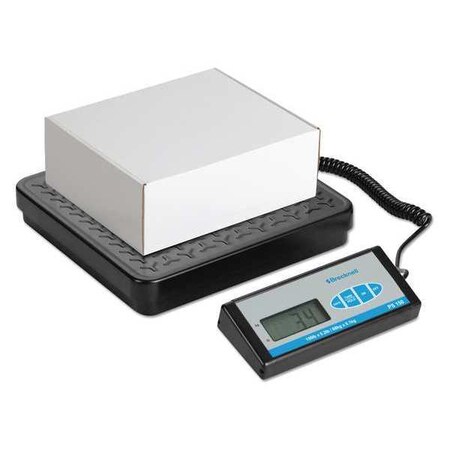 Brecknell PS-400 Slimline Heavy Duty Digital Shipping Scale for Packages, 400 lb Capacity, Easy to Use, AC or Battery Operated, Portal Scale for Commerial, Industrial & Warehouse