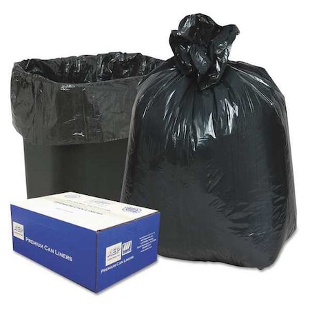 Classic 16 gal Trash Bags, 24 in x 33 in, Medium-Duty, 0.6 mil, Black WEBB33