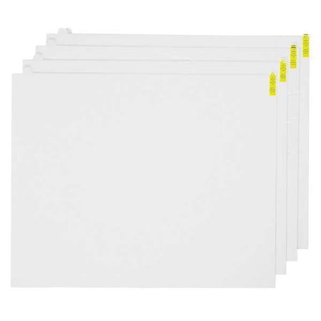 Crown Matting Technologies Floor Mat, 0.13" Thick, White, 30 in W x 24 in L WCRPLPDW