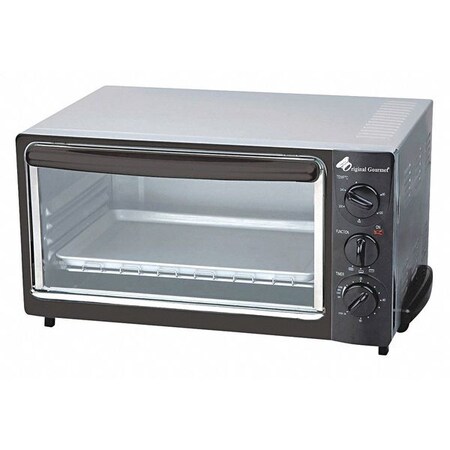 Coffee Pro Toaster Oven, 4 Slice, Black/Stainless OG22
