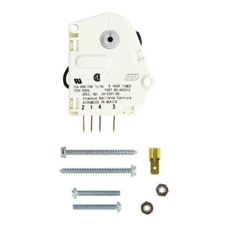 Whirlpool Refrigerator Defroster Timer 00-W10822278