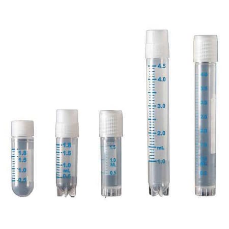 United Cryo Vial, Ext Thread, Round, 1.8 mL, PK1000 P60117