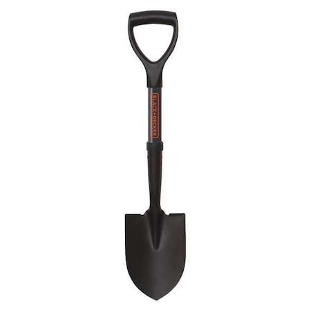 Black & Decker Mini Shovel, Tempered Steel Blade, Fiberglass Handle BD1515