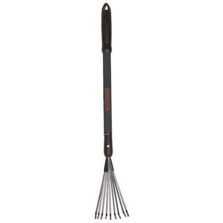 Black & Decker Telescopic Fan Rake, Black/Orange, 12PK BD1544 | Zoro
