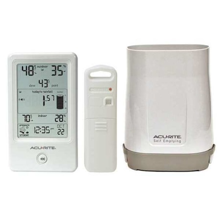 Acurite Weather Station, 0 to 99.99" Rain Fall 01089MCB