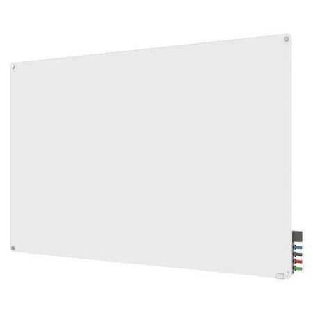 Ghent Magnetic GlassBoard, 4x5 ft., Radius, White, Glass, 48", 60", White HMYRM45WH