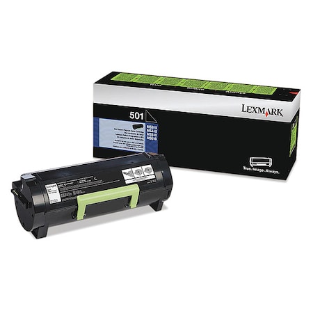 Lexmark Toner Cartridge, 1500 Page-Yield, Black 50F1000
