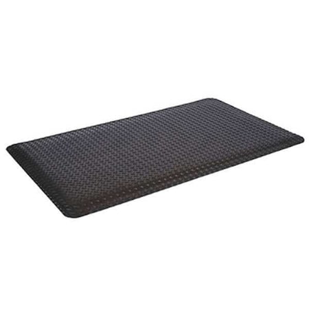 Crown Matting Technologies Antifatigue Mat, 75 ft. L x 4 ft. W, Black WDR3448BK-75