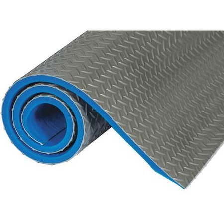 Crown Matting Technologies Antifatigue Mat, 75 ft. L x 2 ft. W, Gray WDR3424GY-75