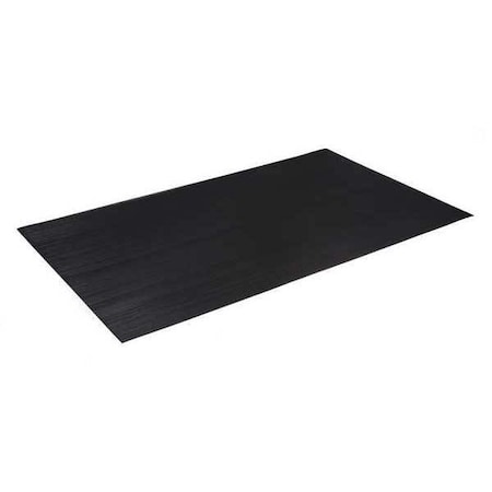 Crown Matting Technologies Ribbed Floor Runner, 4 ft x 105 ft SKR0048BK