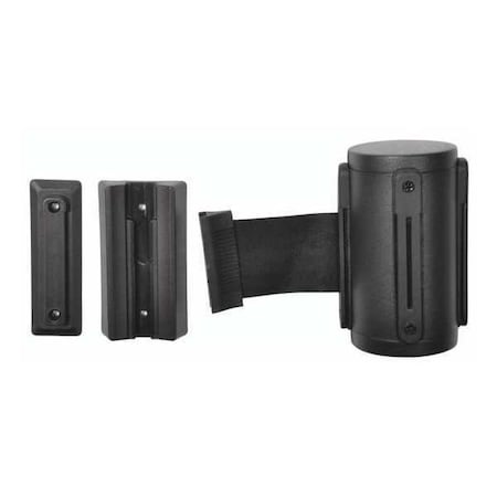 Csl Crowd Control Wall Mount Unit, 9.5 ft. 5515BK-BLK