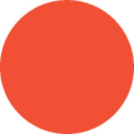 Labelmaster Circle Blank Paper Label 1", Red, Pk500 B1R