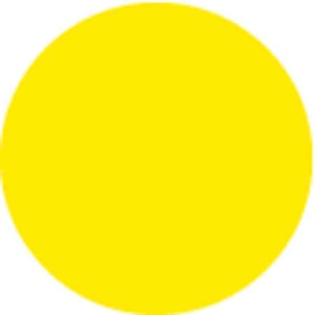 Labelmaster Circle Blank Labels 6", Yellow/Roll, Pk500 B6Y