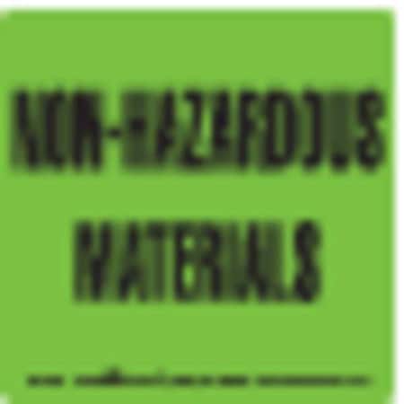 Labelmaster Non-Hazardous Materials, Labl, 3"x3", PK500 BLT60