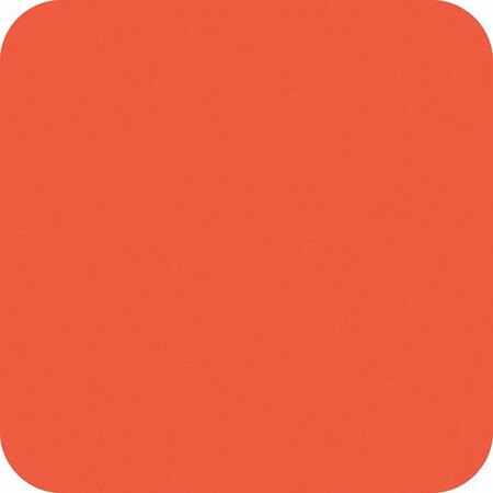 Labelmaster BTV1R Blank 1" Square Weather-Resistant Label, Red Background (Pack of 500)