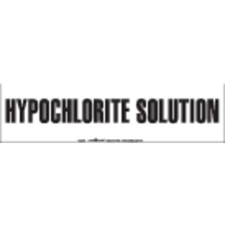Labelmaster CML204 Bulk Tank Marking, Hypochlorite Solution (Pack of 50)