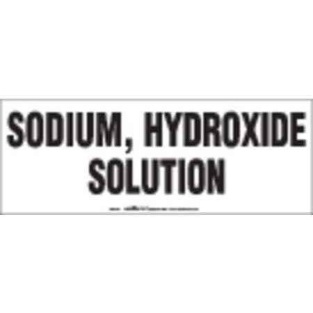 Labelmaster CML304 Bulk Tank Marking, Sodium Hydroxide Solution (Pack of 50)
