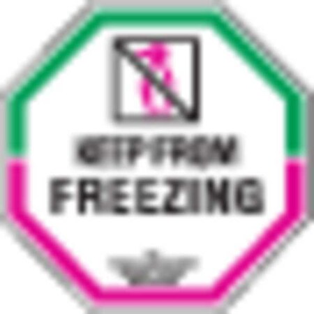 Labelmaster Keep From Freezing Label, 3"x3", Pk500 JR7